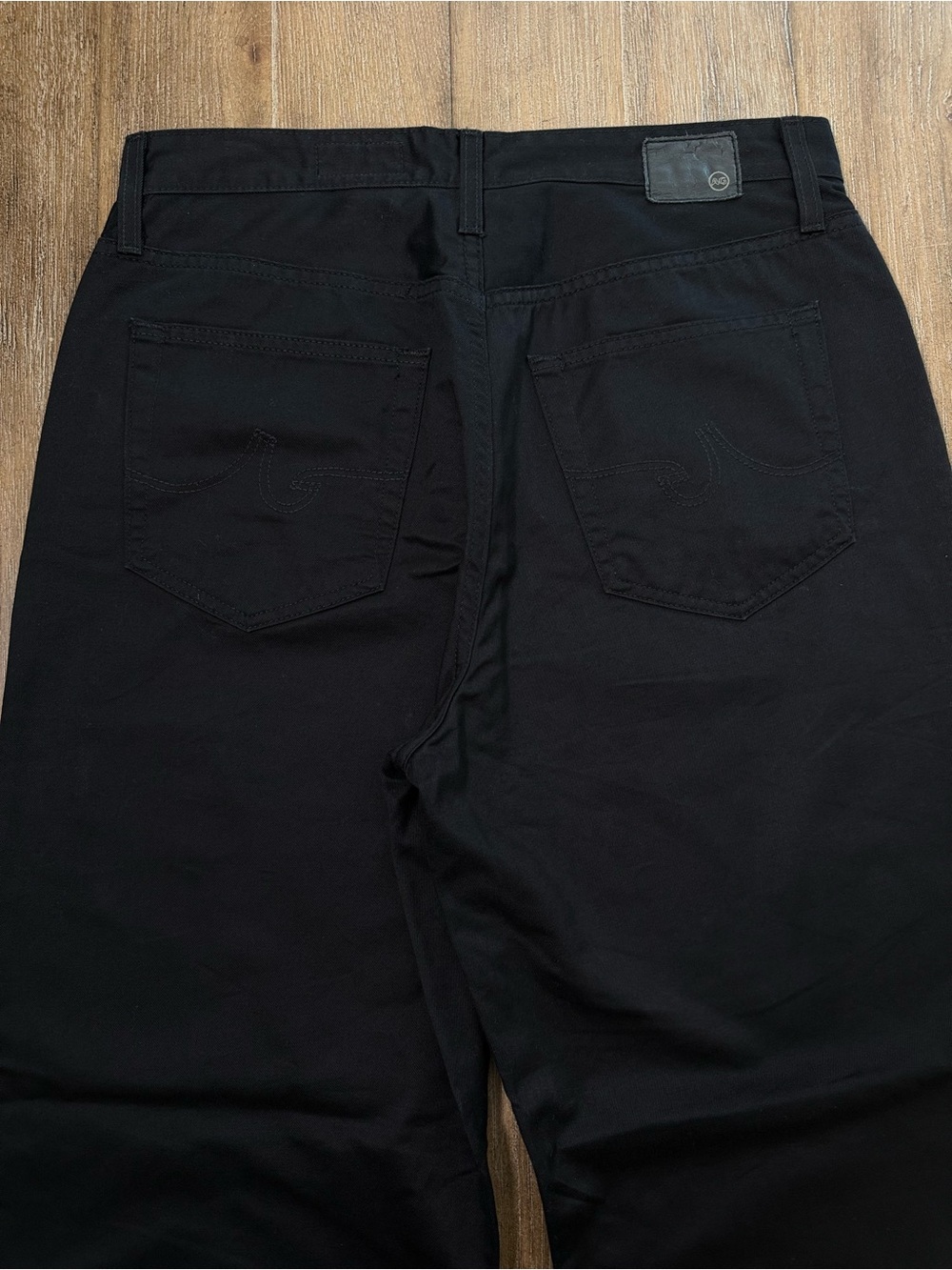 AG Adriano Goldschmied jeans Kora High waist wide leg black size 32 - Picture 4 of 7